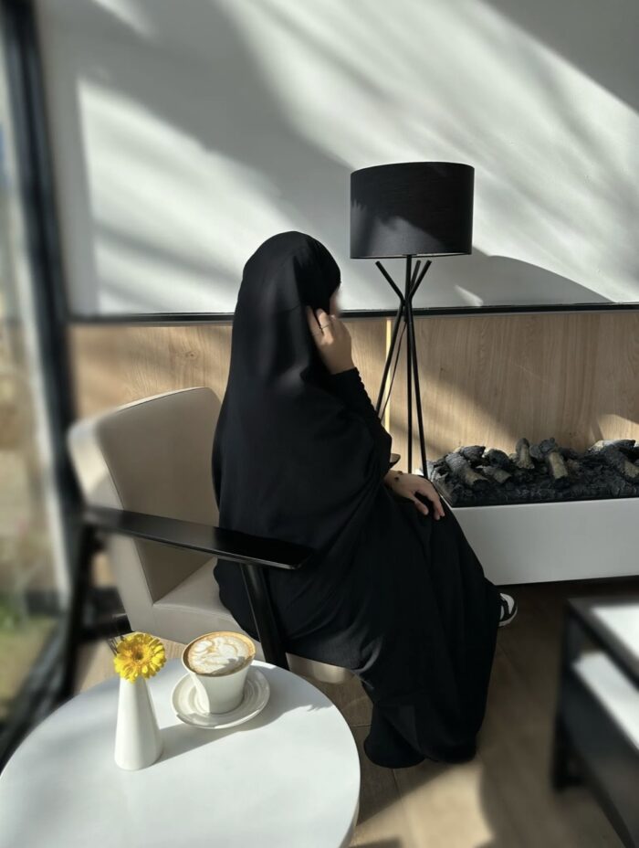 One Piece Jilbab with Elasticated Sleeves